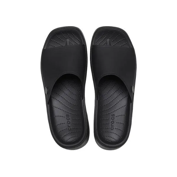 כפכפי פלטפורמה קרוקס לנשים Crocs Skyline Slide 208182-001 Black
