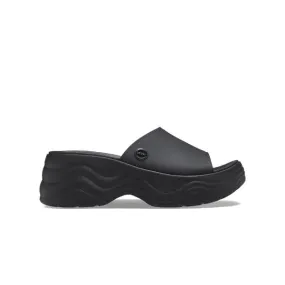כפכפי פלטפורמה קרוקס לנשים Crocs Skyline Slide 208182-001 Black