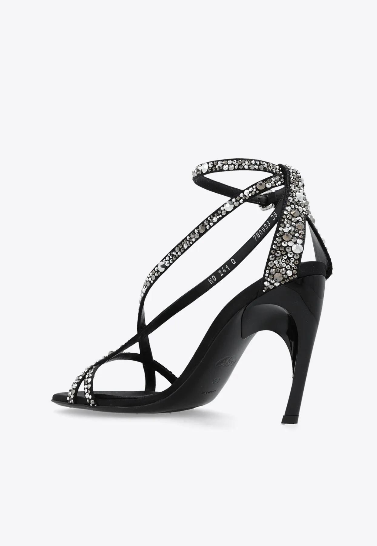 Armadillo 95 Twisted Satin Sandals