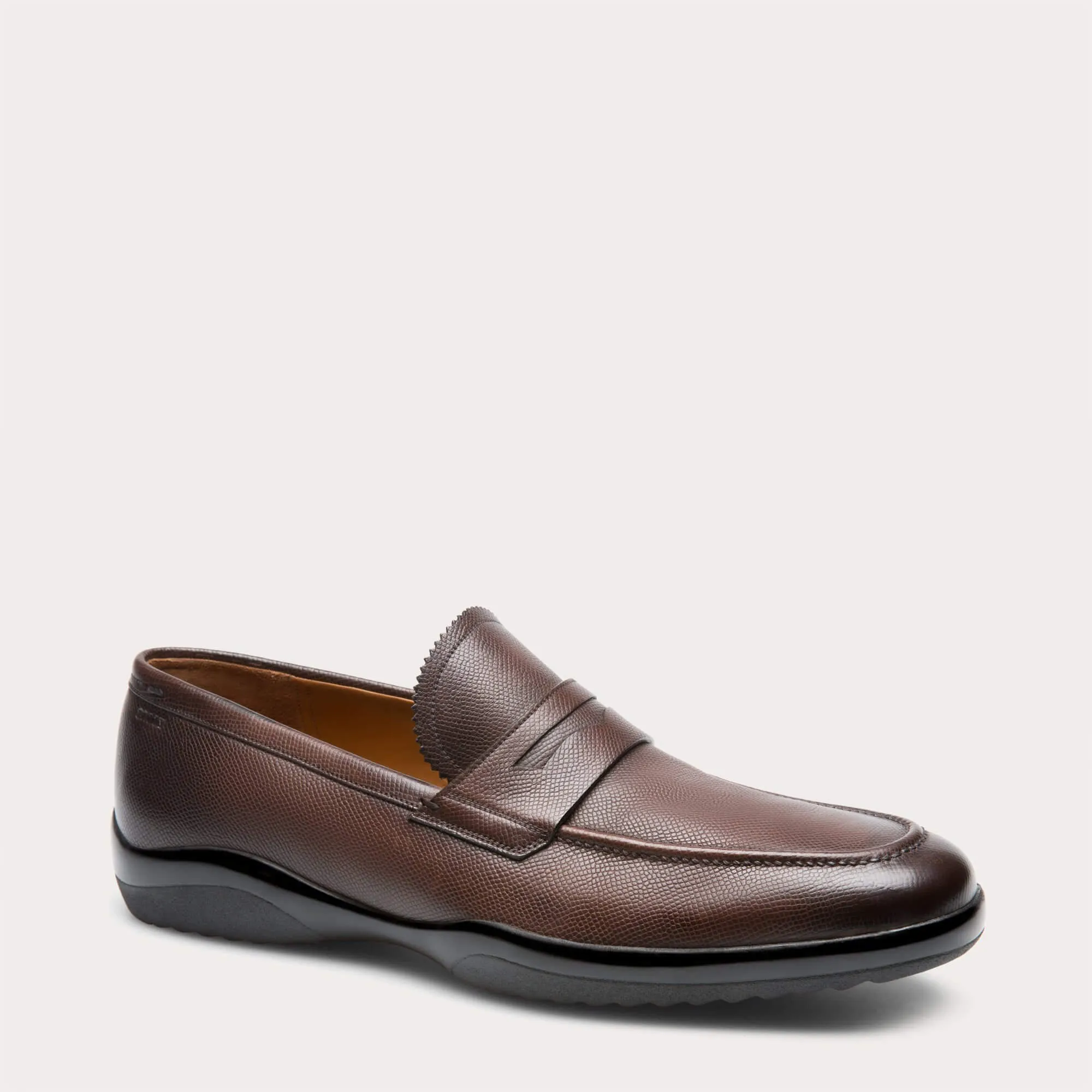 Bally Micson 6203061 Men's Coffee Calf Leather Loafers US 12 MSRP $495