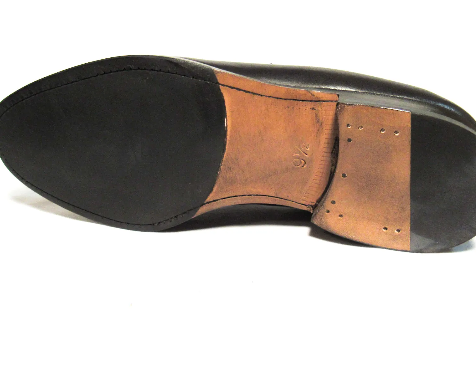 Barneys New York Apron-Toe Penny Loafers