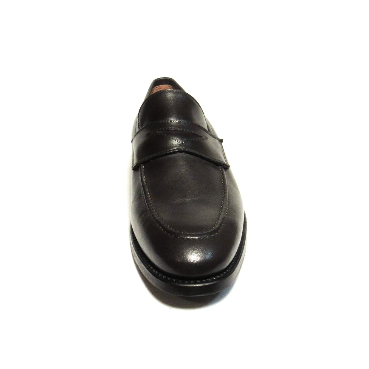 Barneys New York Apron-Toe Penny Loafers