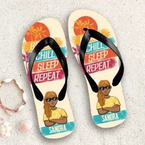 Beach Repeat - Freunde-Flipflops