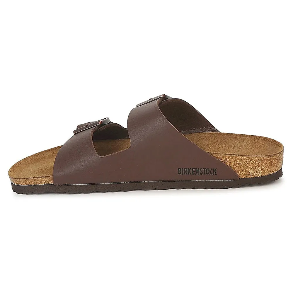 Birkenstock Unisex Brown Birko Flor 38 N Leather Arizona Sandal - 51703-38