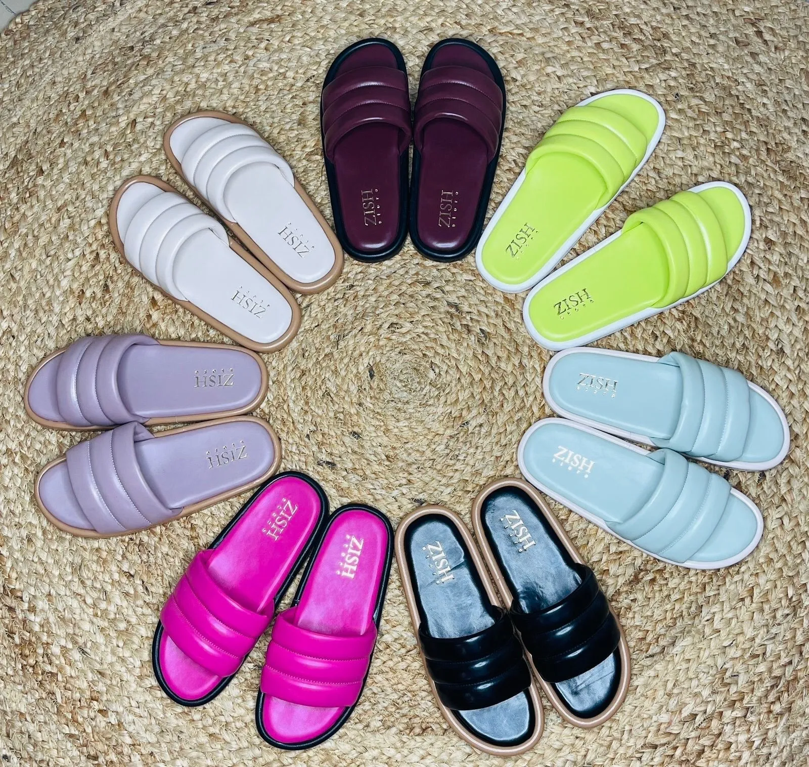 Black Snuggle Slides