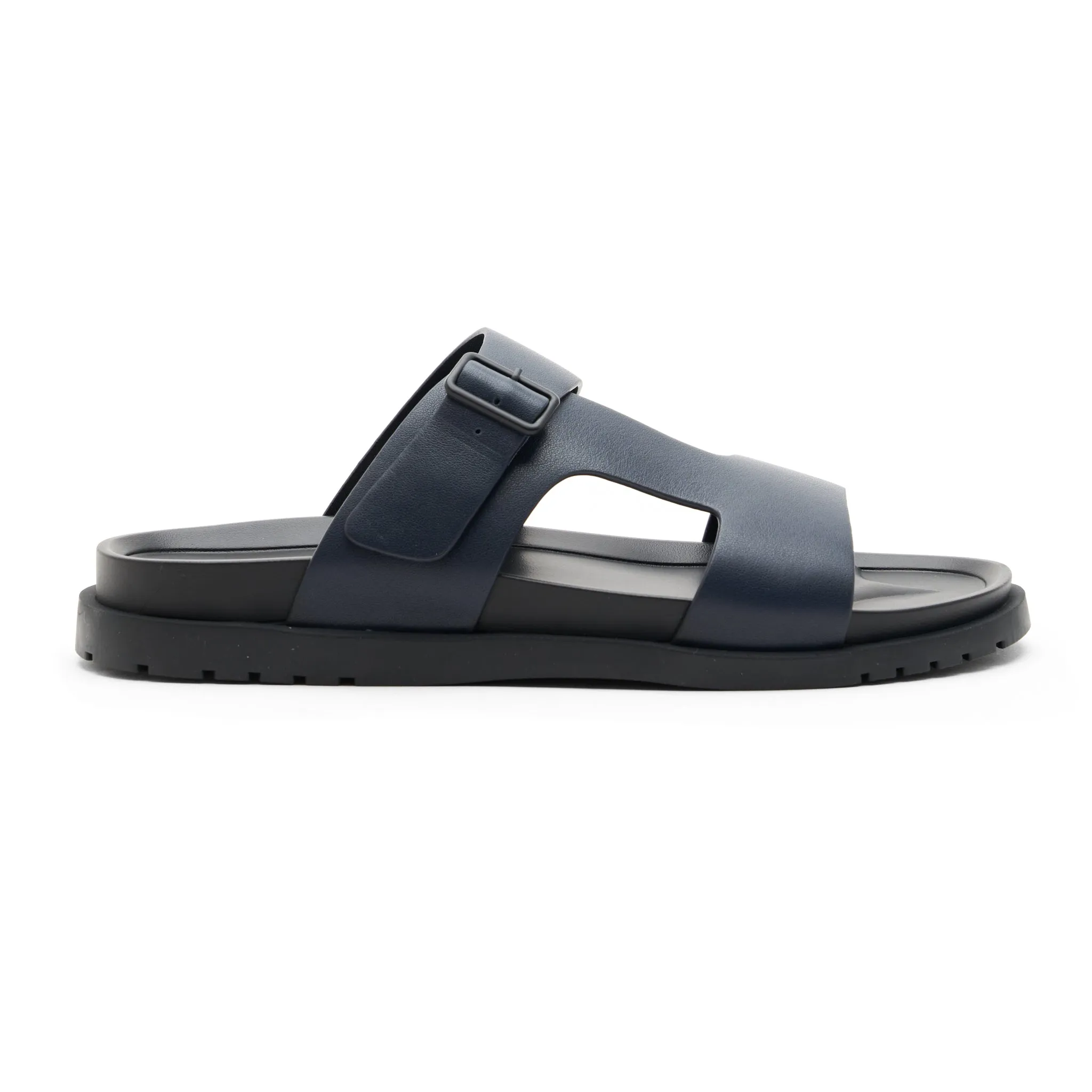 Blue Mens Comfortable Genuine Leather Arabic Sandals