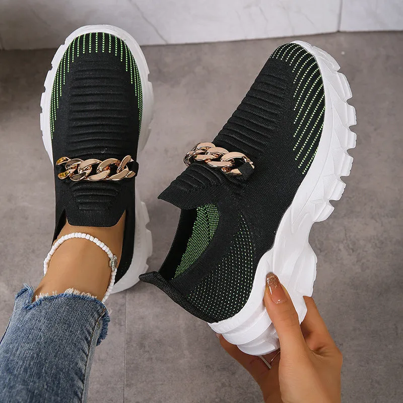 Casual ademende sneakers