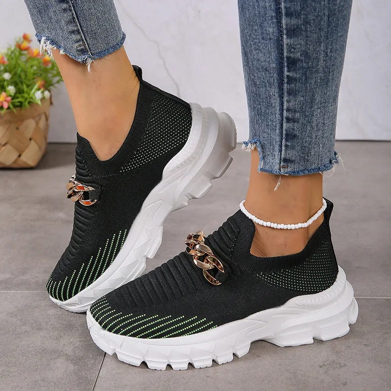 Casual ademende sneakers