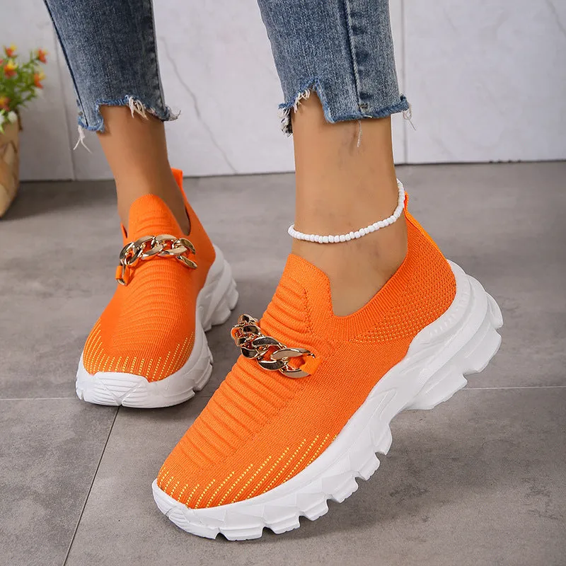 Casual ademende sneakers