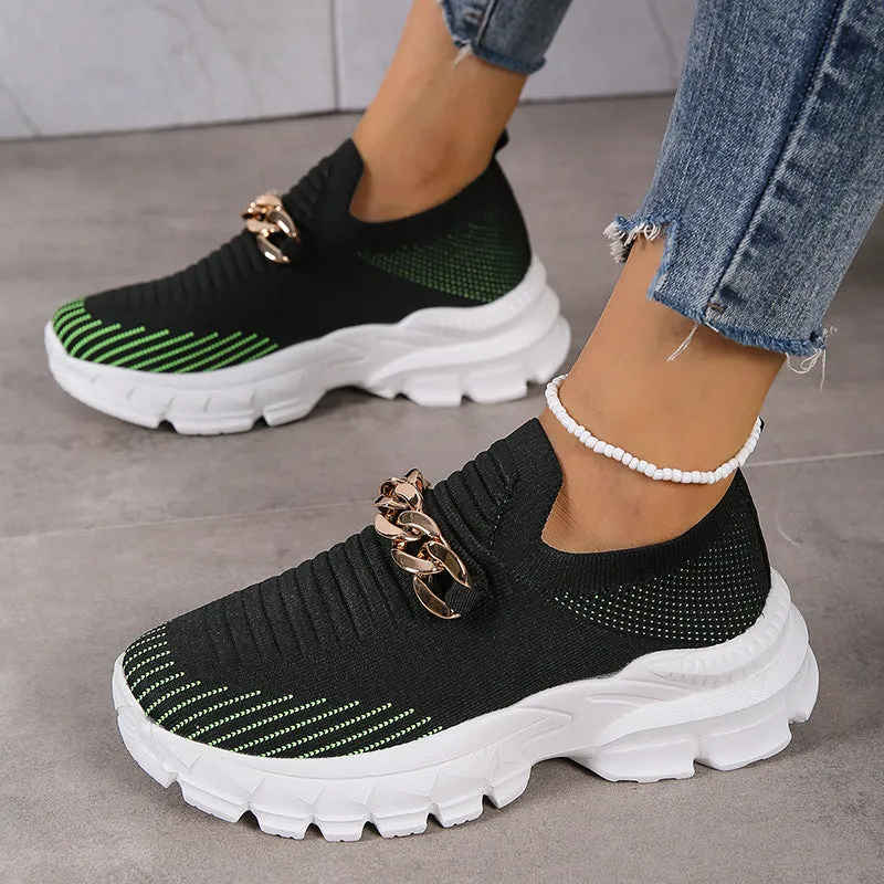 Casual ademende sneakers
