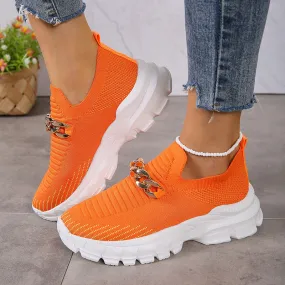 Casual ademende sneakers
