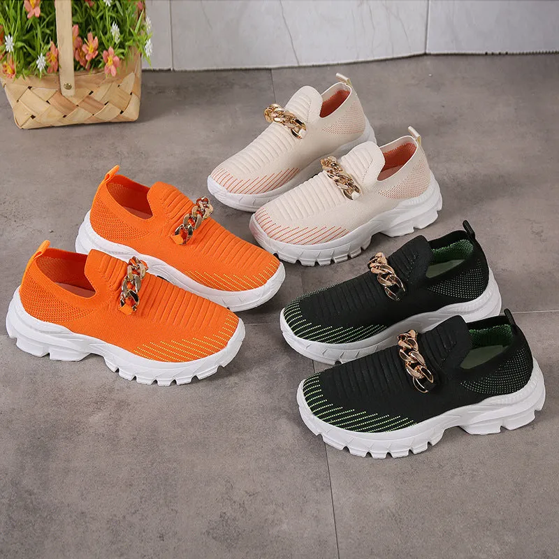 Casual ademende sneakers