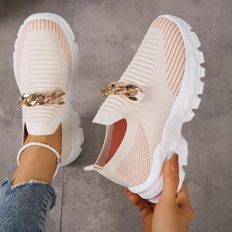 Casual ademende sneakers