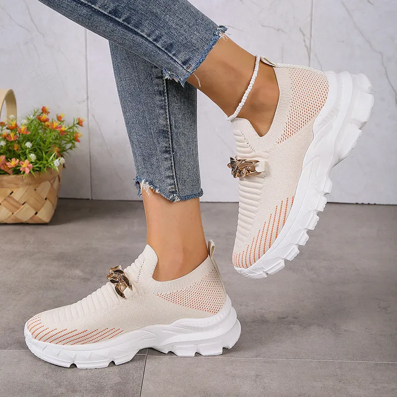 Casual ademende sneakers