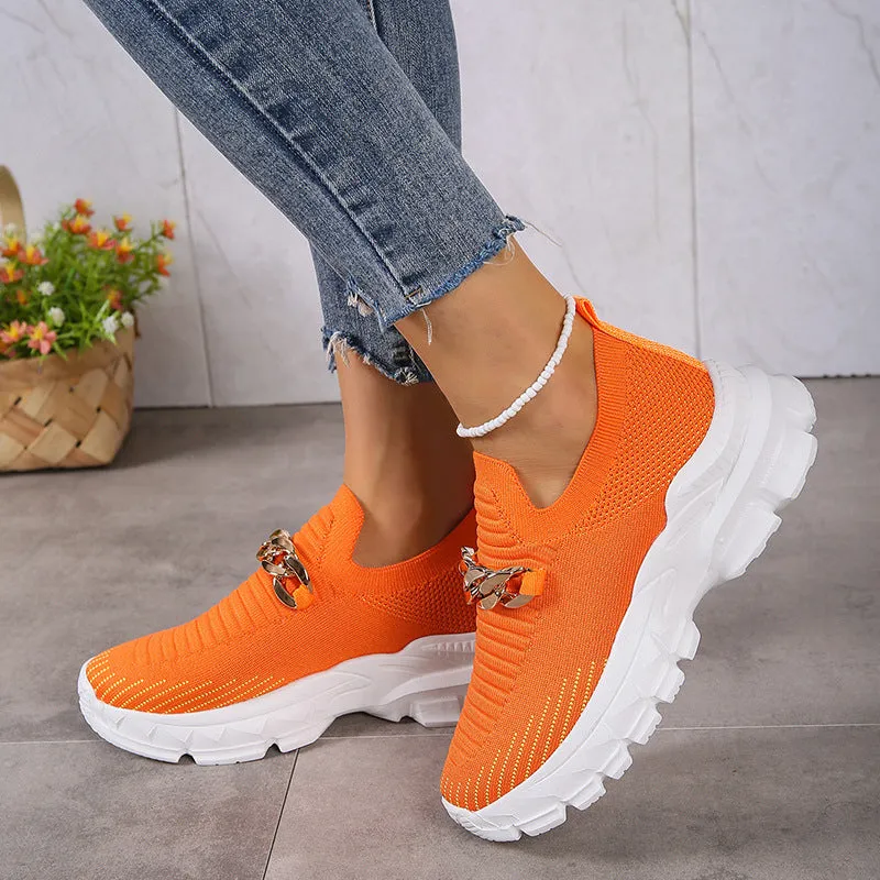 Casual ademende sneakers