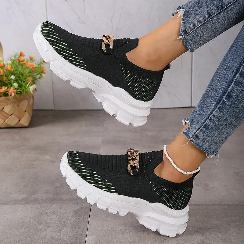 Casual ademende sneakers