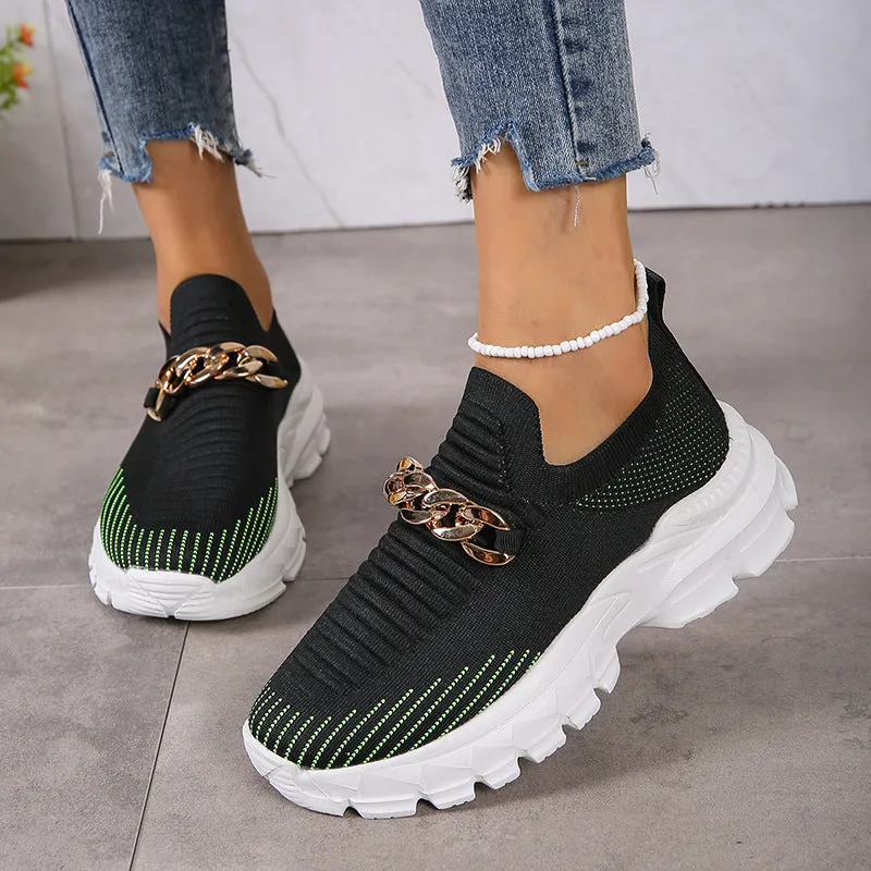 Casual ademende sneakers