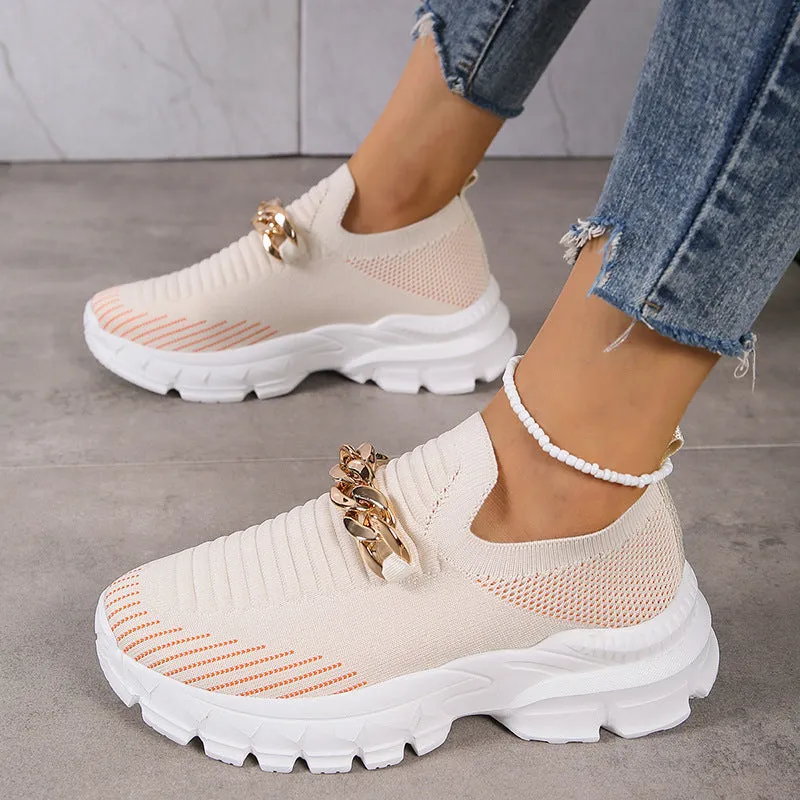 Casual ademende sneakers