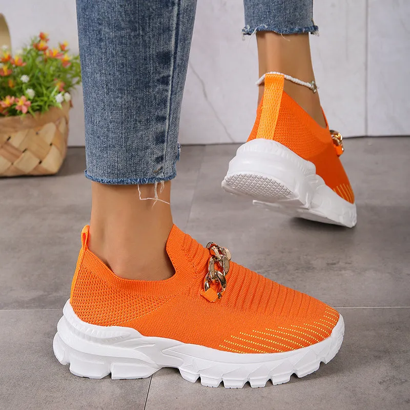 Casual ademende sneakers