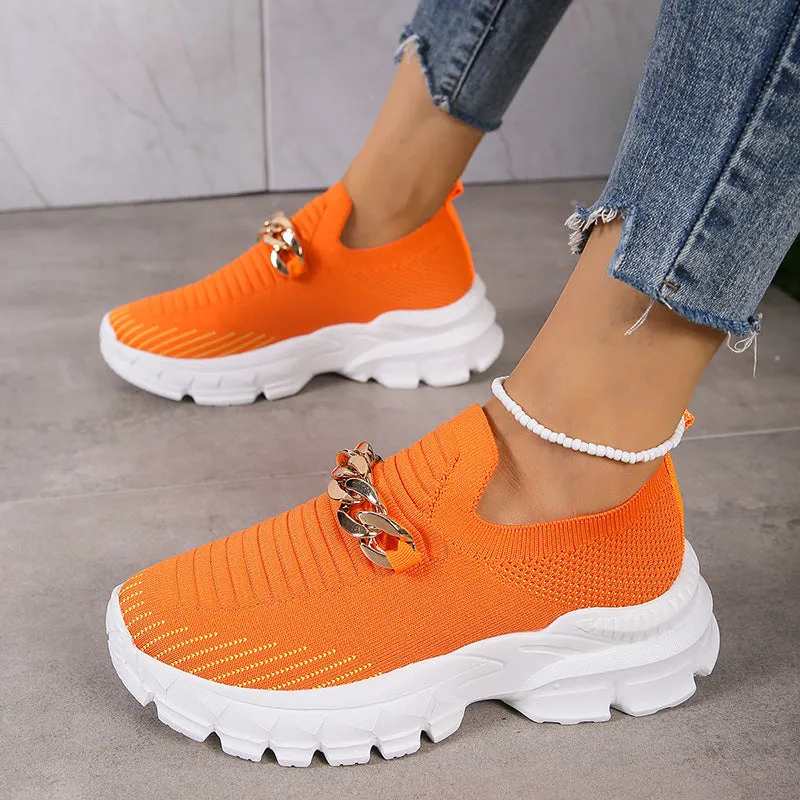 Casual ademende sneakers