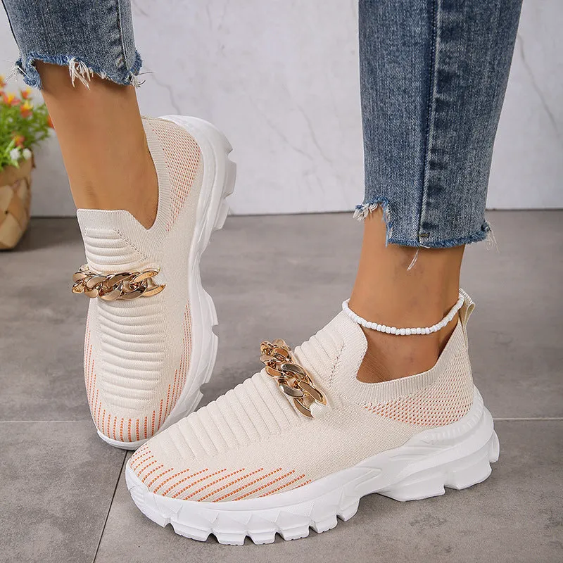 Casual ademende sneakers