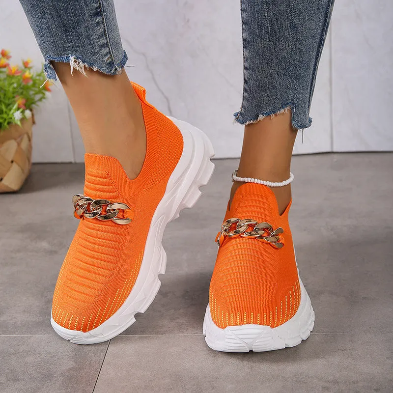 Casual ademende sneakers