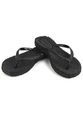 Cheerful Black Glitter
