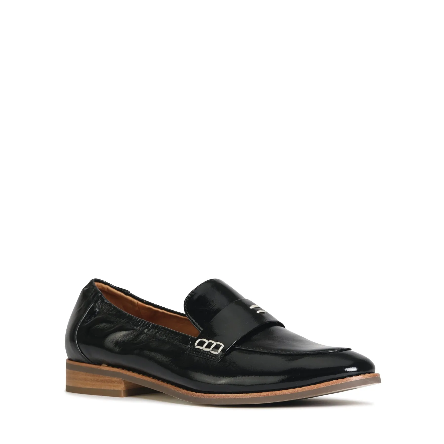 CHILE LEATHER METALLIC LOAFERS