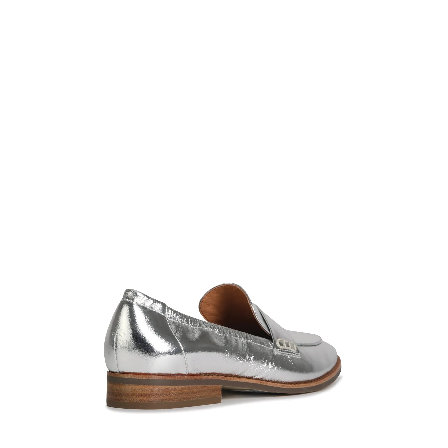 CHILE LEATHER METALLIC LOAFERS