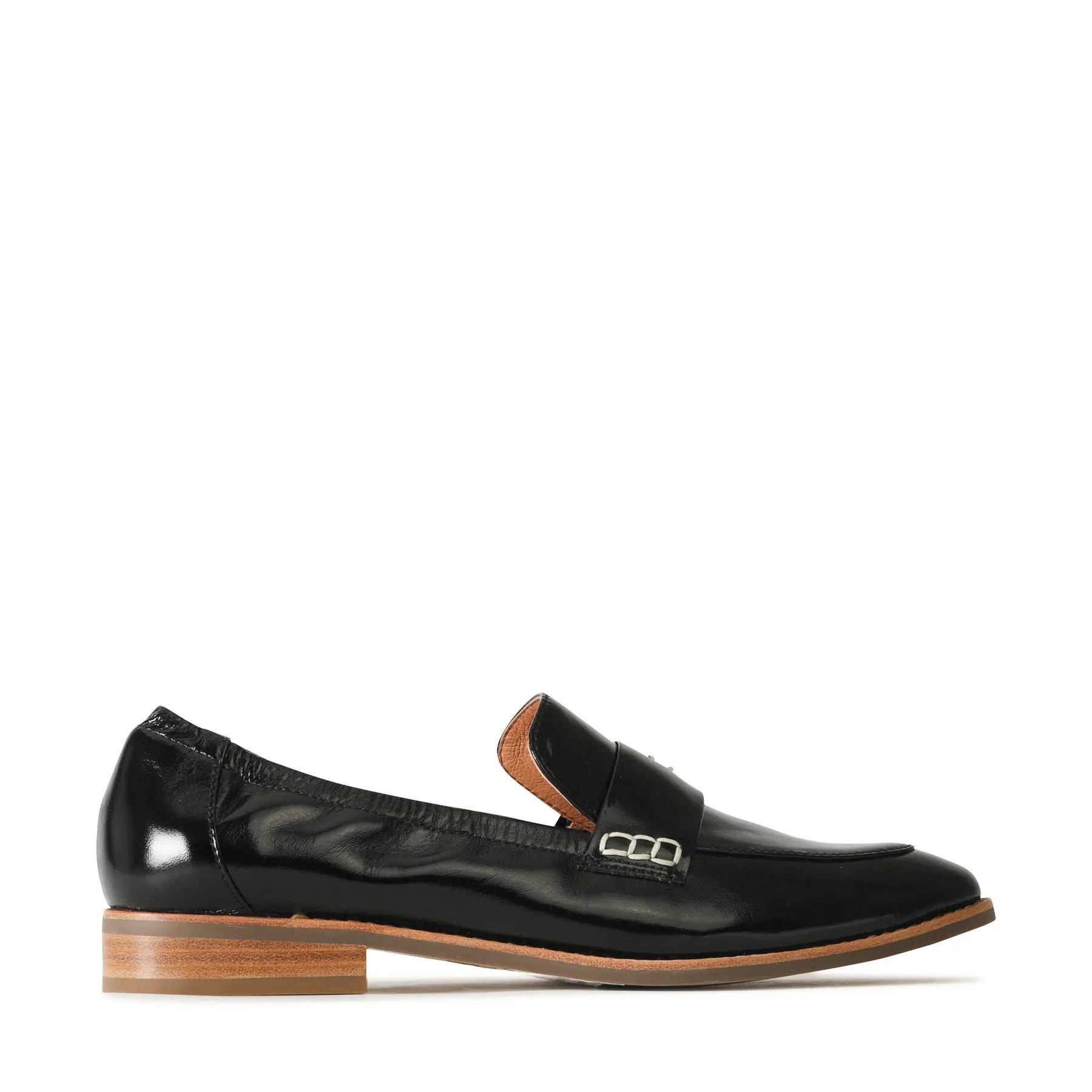 CHILE LEATHER METALLIC LOAFERS
