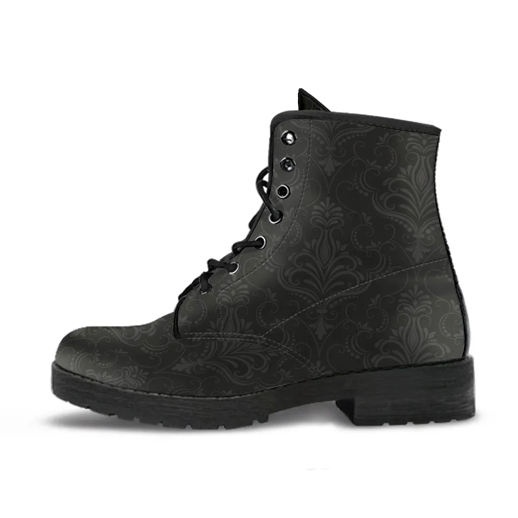 Combat Boots - Classic Pattern #113 | Unisex Boots, Custom Shoes, Hippie Boots, Lace Up Boots, 90s Boots, Women's Boots, Boots Men