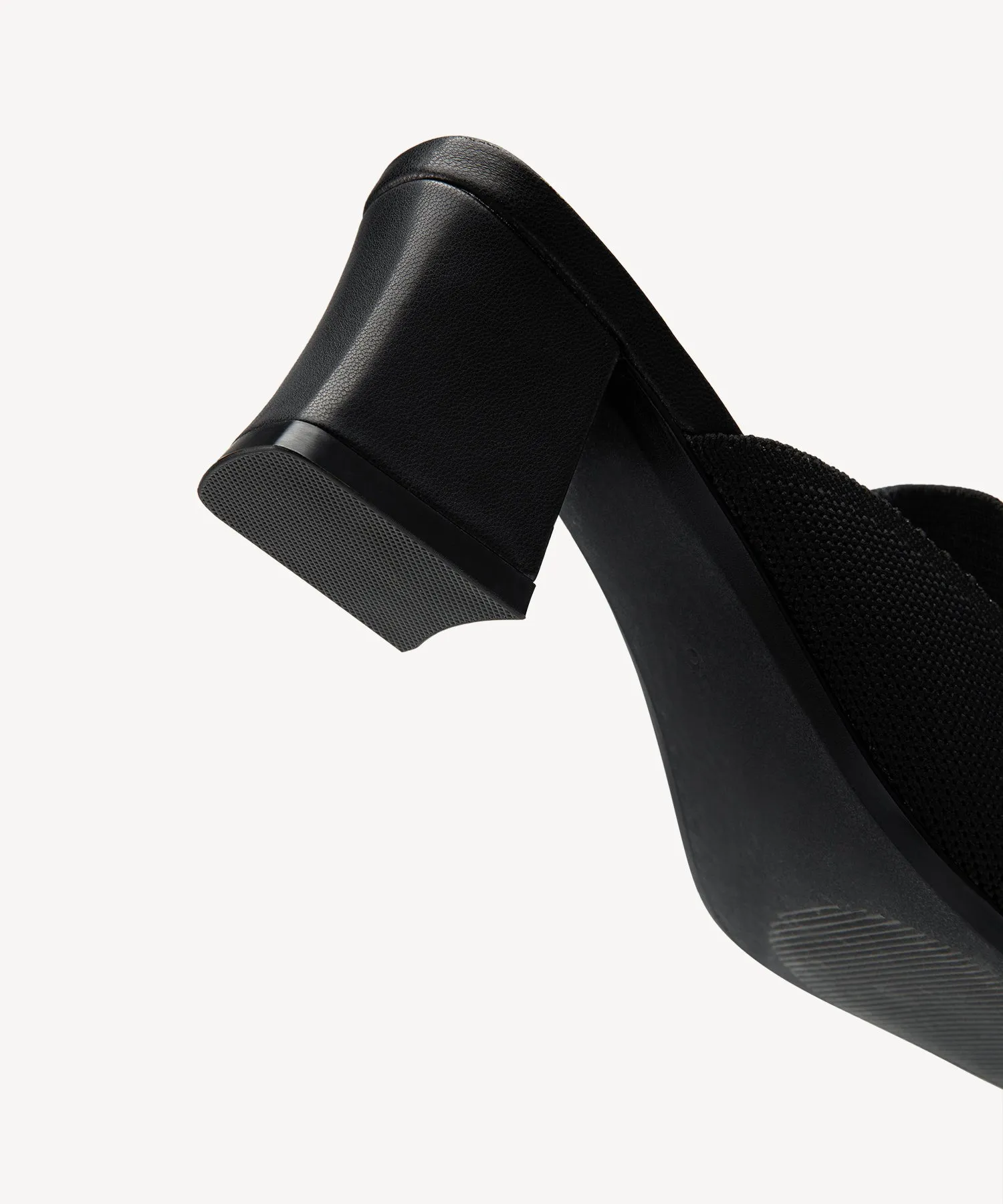CosyCove Pointed Toe Heeled Mules
