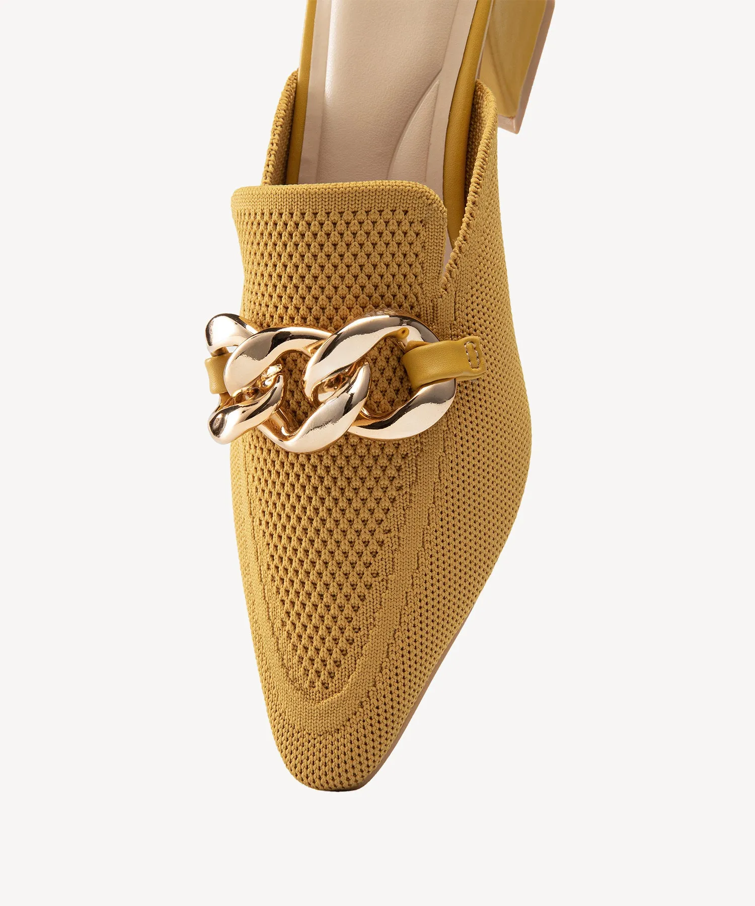 CosyCove Pointed Toe Heeled Mules