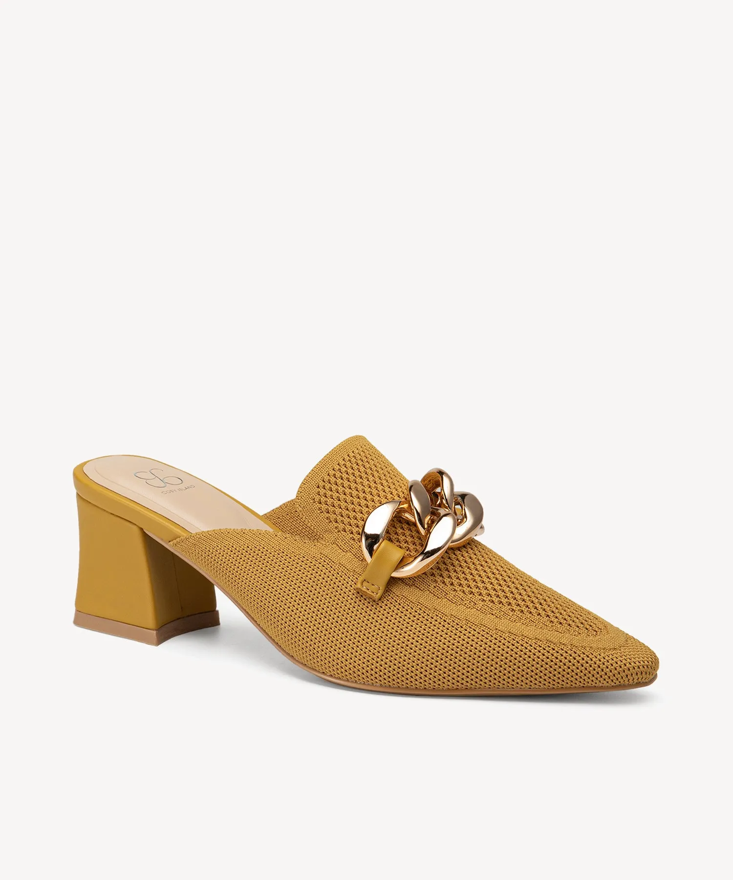 CosyCove Pointed Toe Heeled Mules