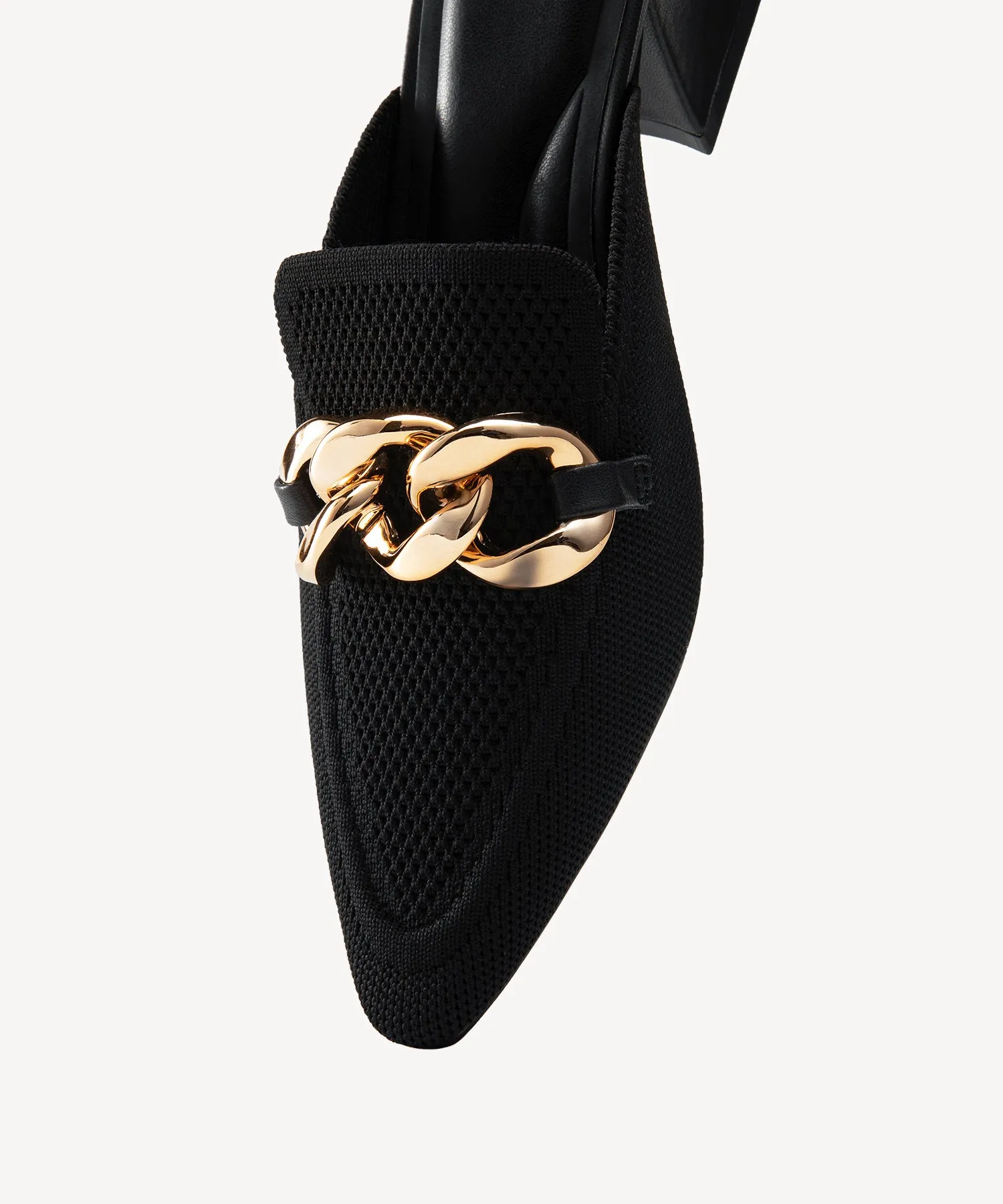 CosyCove Pointed Toe Heeled Mules