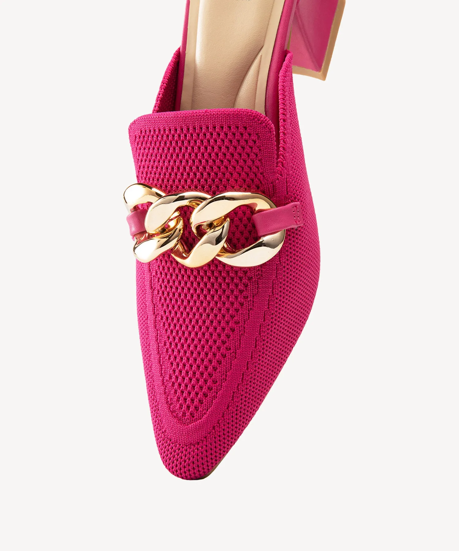 CosyCove Pointed Toe Heeled Mules