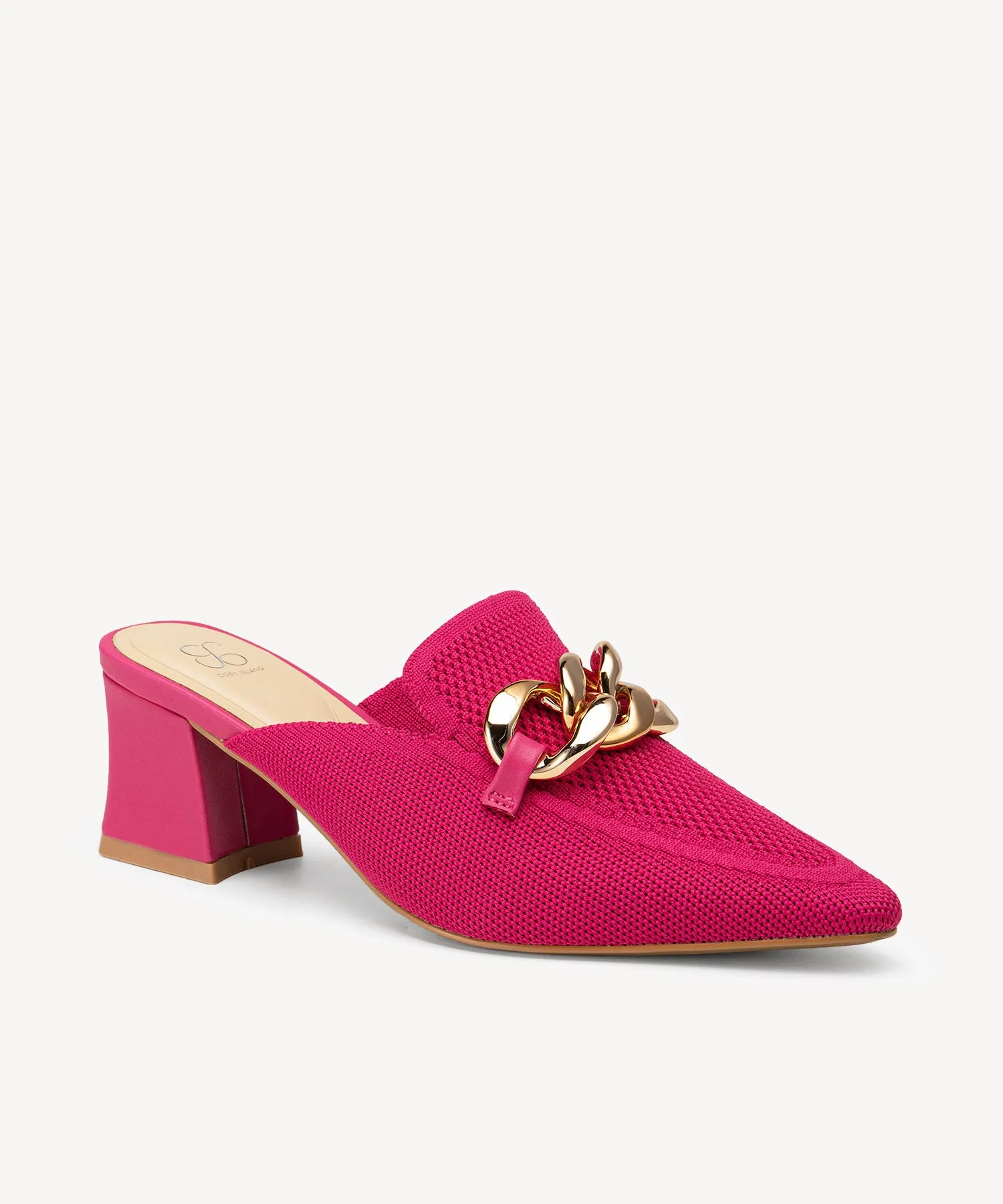 CosyCove Pointed Toe Heeled Mules