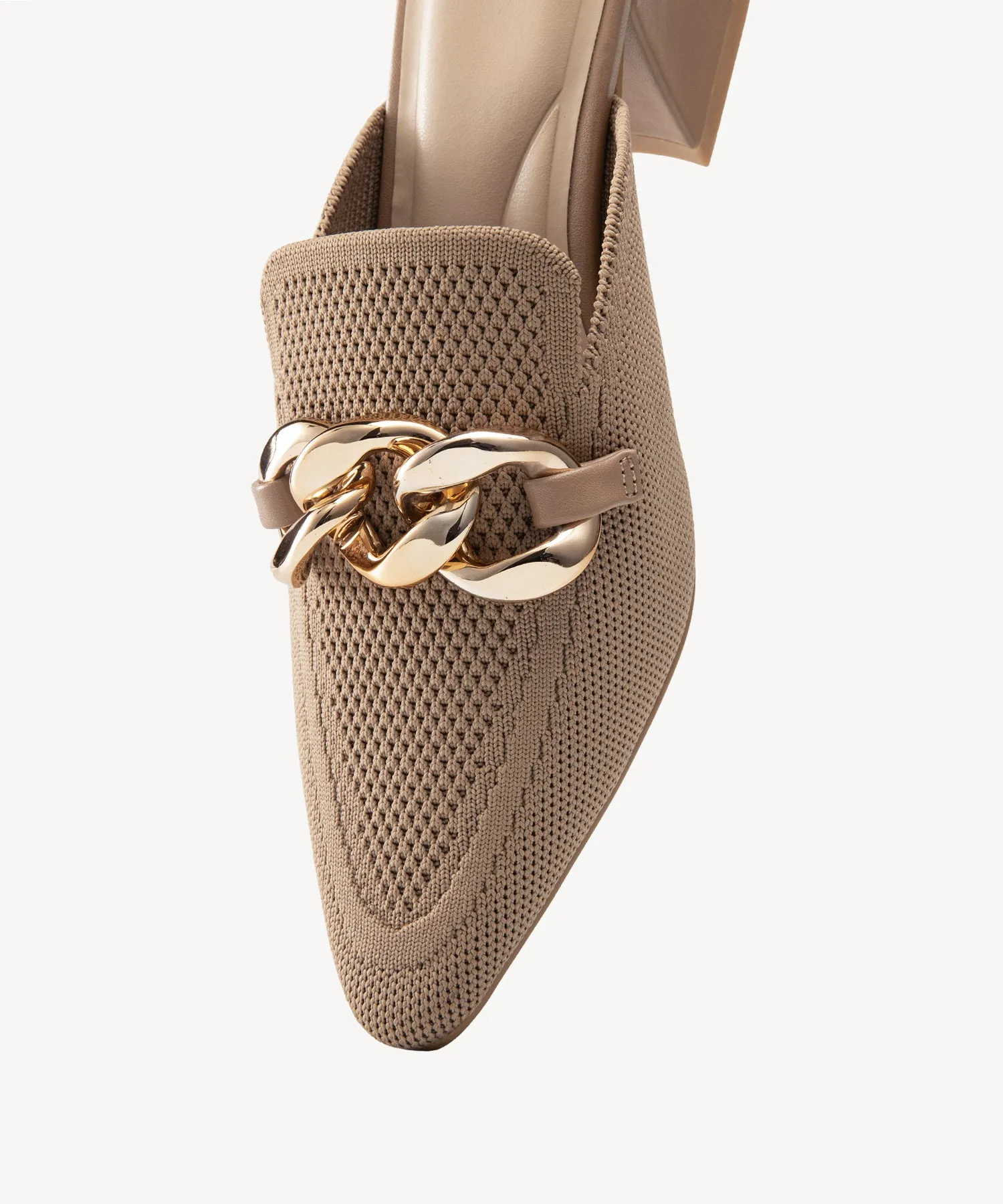 CosyCove Pointed Toe Heeled Mules
