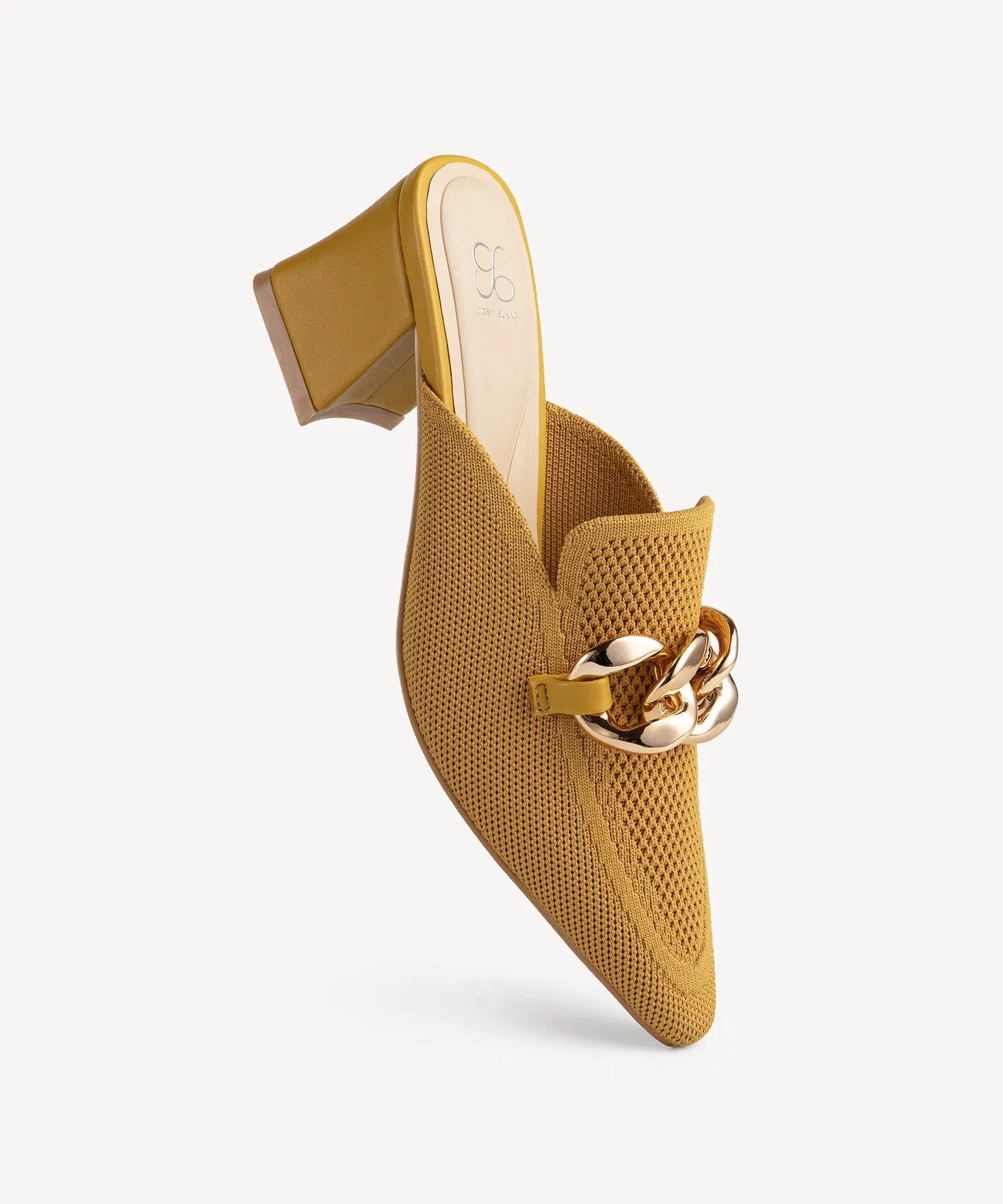 CosyCove Pointed Toe Heeled Mules