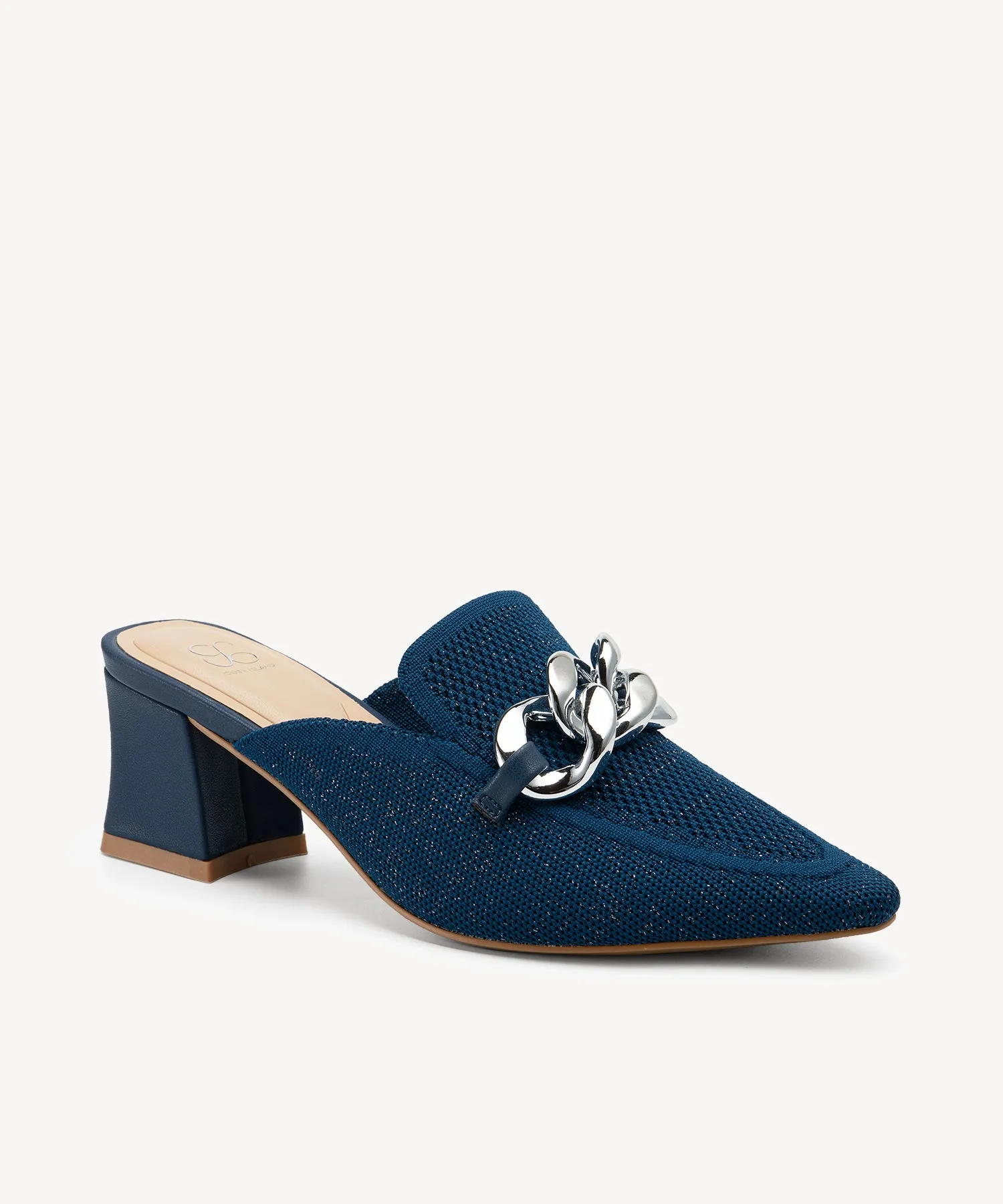 CosyCove Pointed Toe Heeled Mules