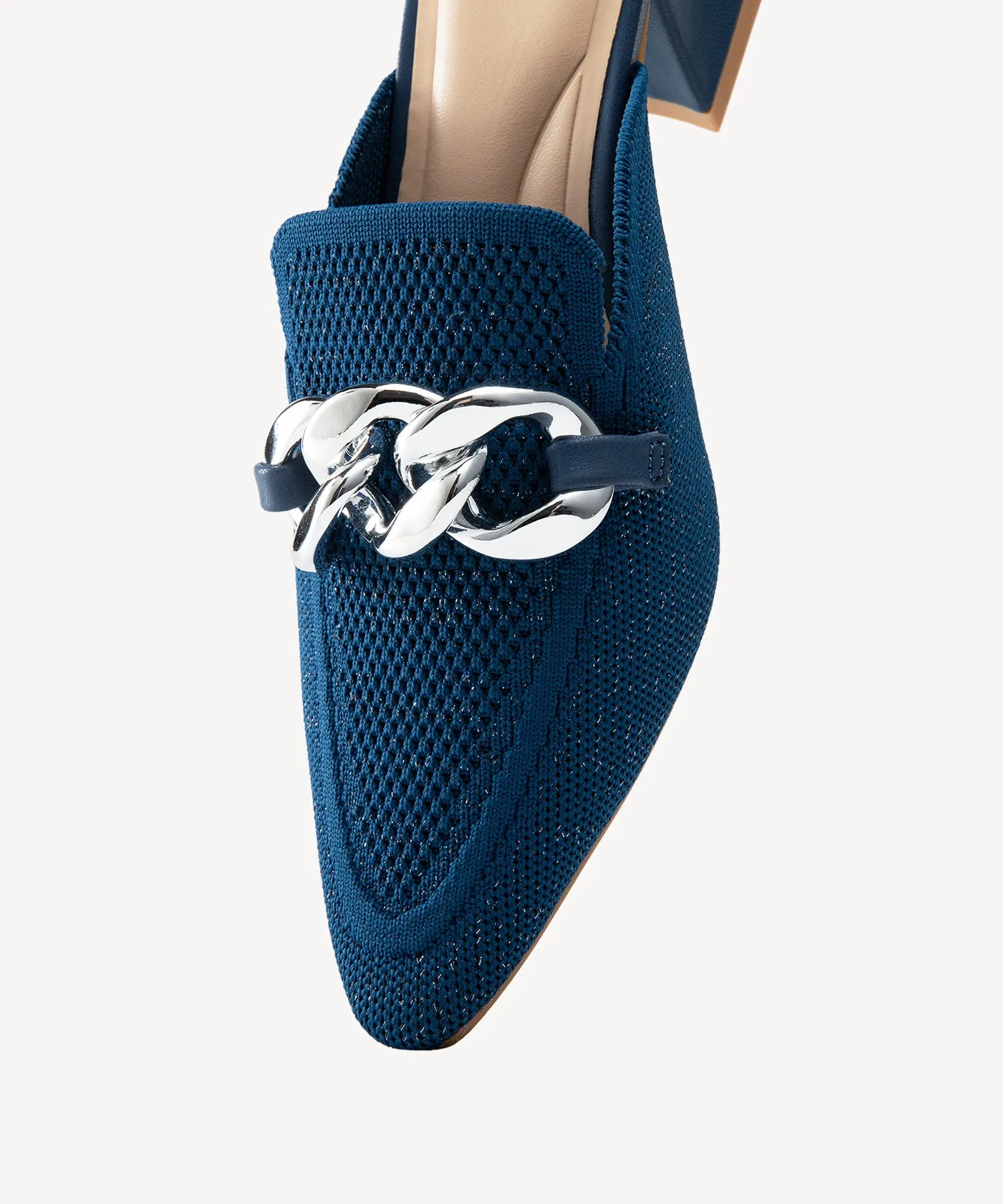 CosyCove Pointed Toe Heeled Mules
