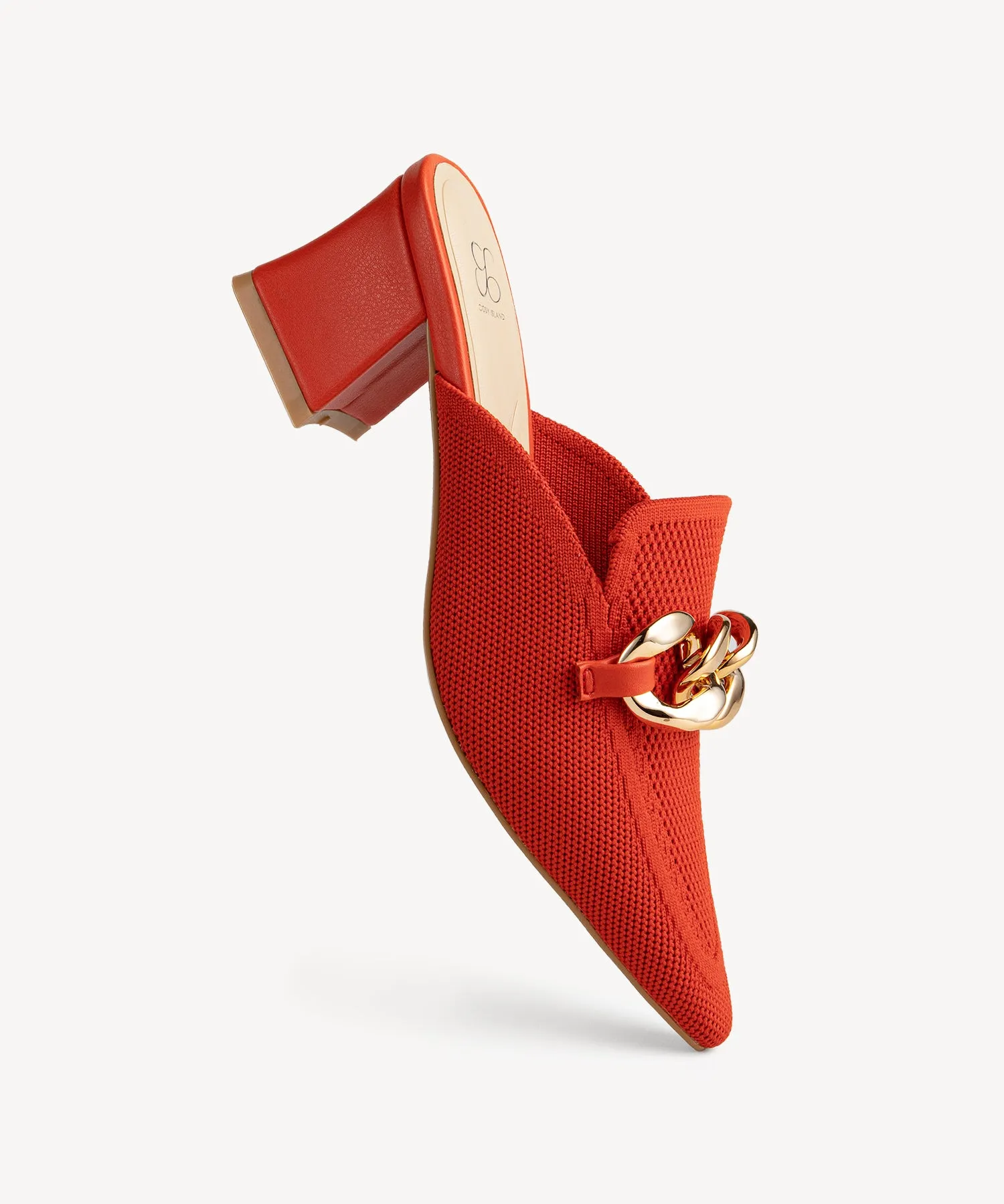 CosyCove Pointed Toe Heeled Mules
