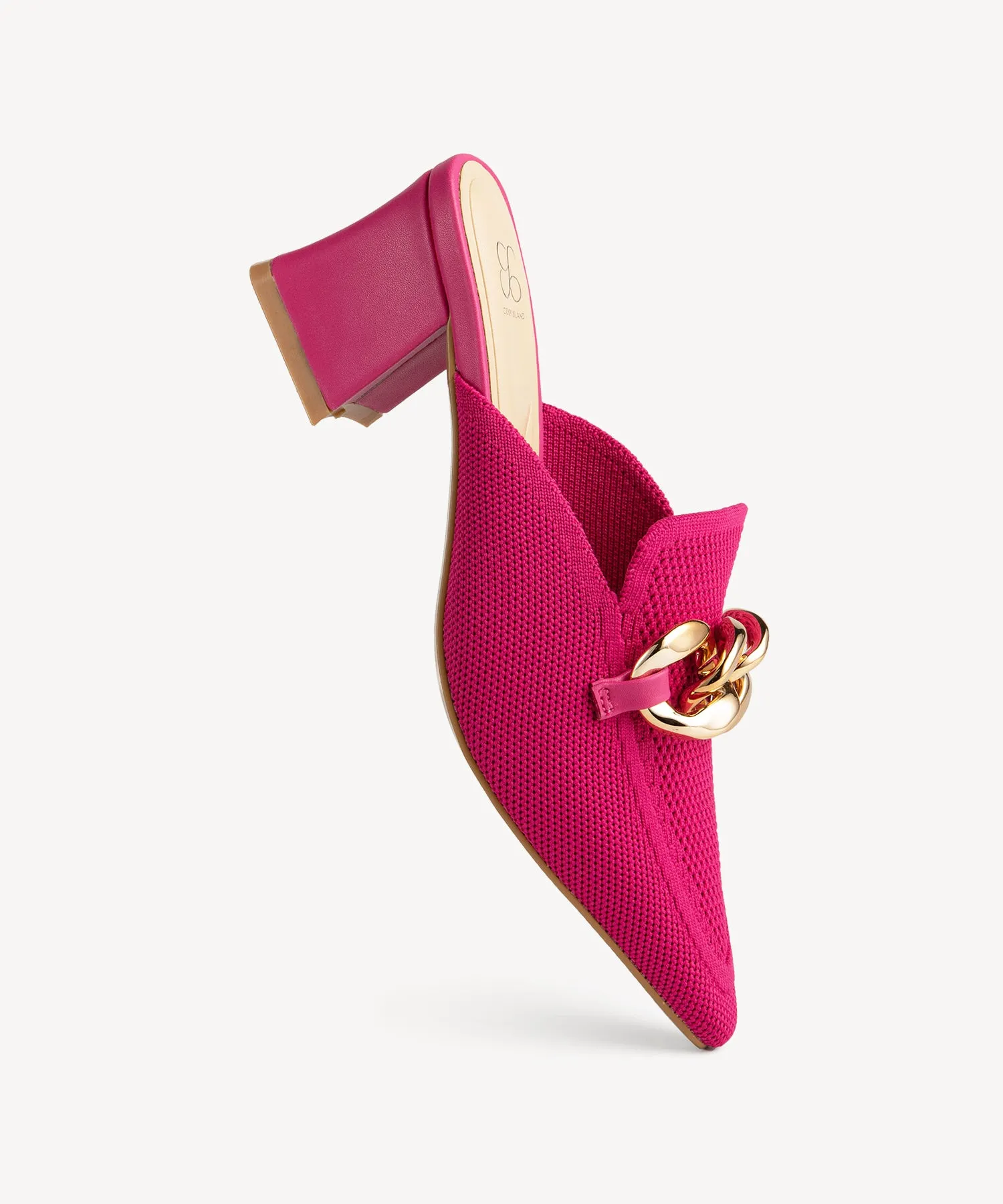 CosyCove Pointed Toe Heeled Mules