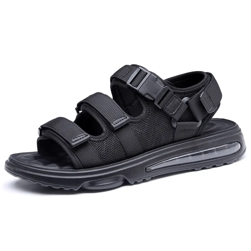 Fashion Men's Breathable Non-Slip Sandals / Luxury Male Soft Outdoor Sandals
