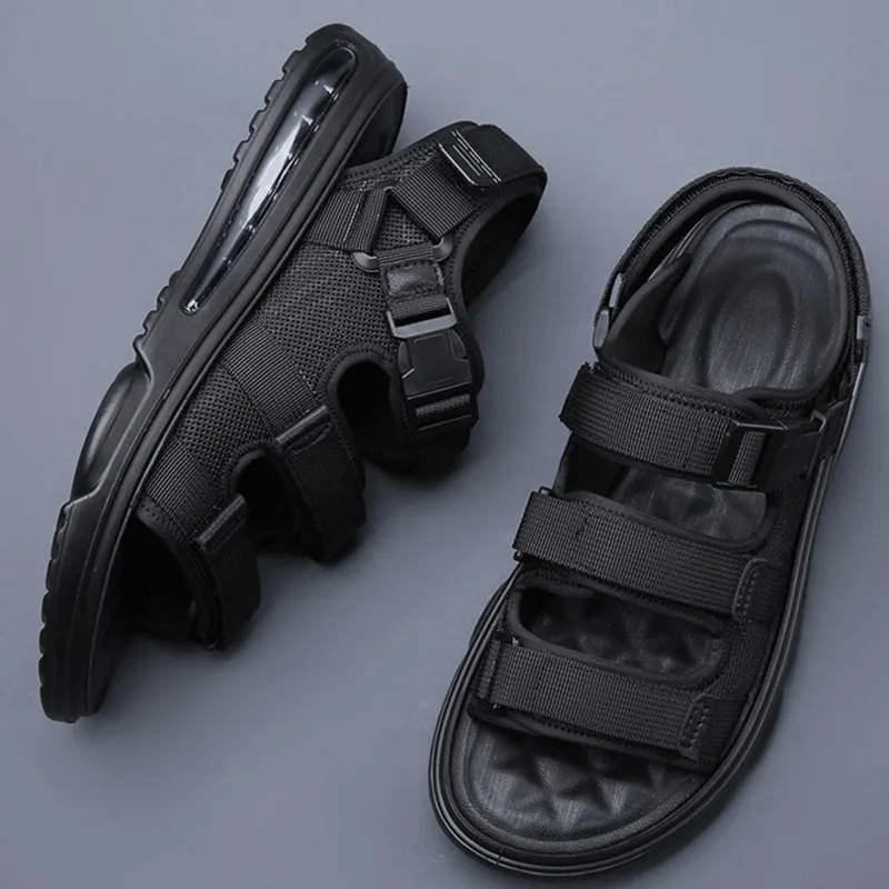 Fashion Men's Breathable Non-Slip Sandals / Luxury Male Soft Outdoor Sandals