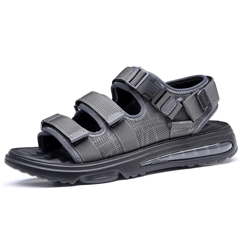 Fashion Men's Breathable Non-Slip Sandals / Luxury Male Soft Outdoor Sandals