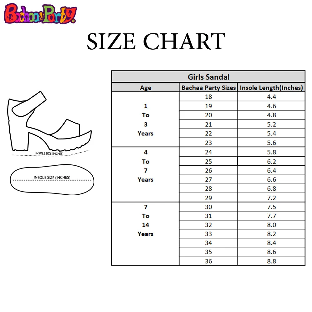 Girls Sandal Heels SD-12-BLACK