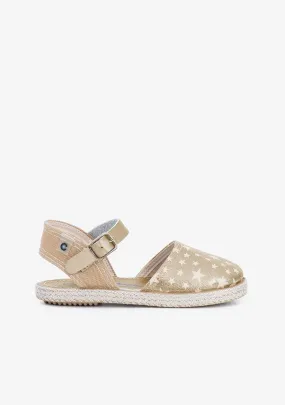 Girl's Star Platinum Glow Espadrilles