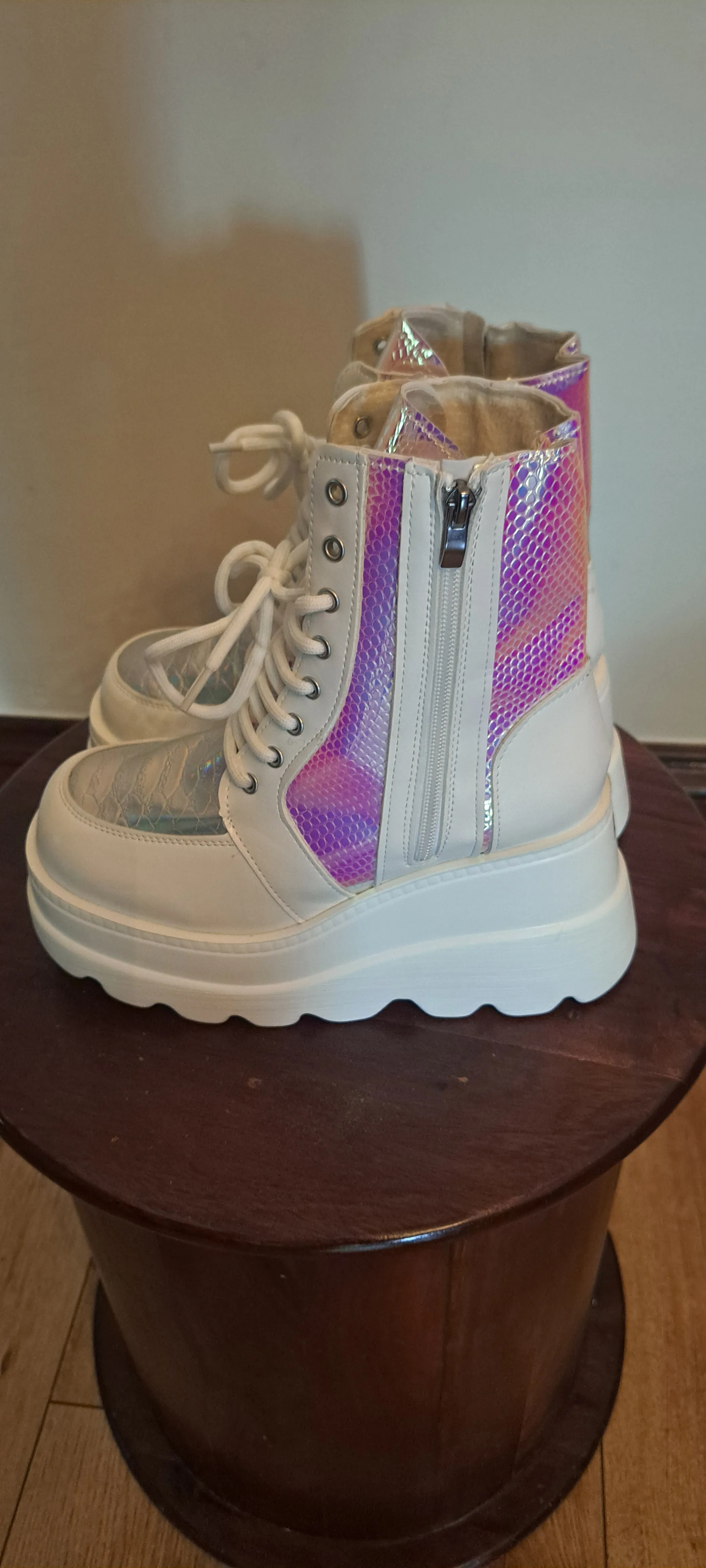 Holographic Cyber Boots