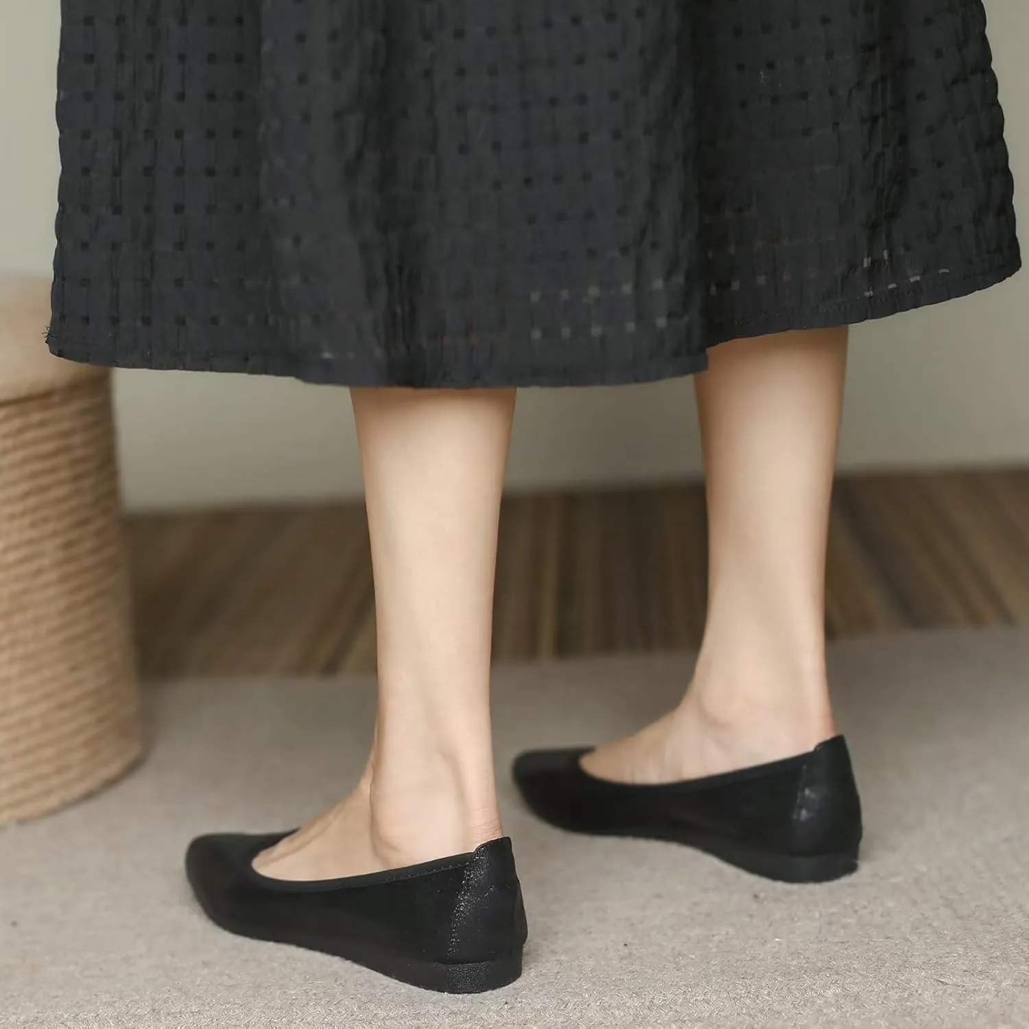 INEELUYI Soft Ballets Flats for Women Pointy Toe Comfortable Dress Ballerina Flats Shoes